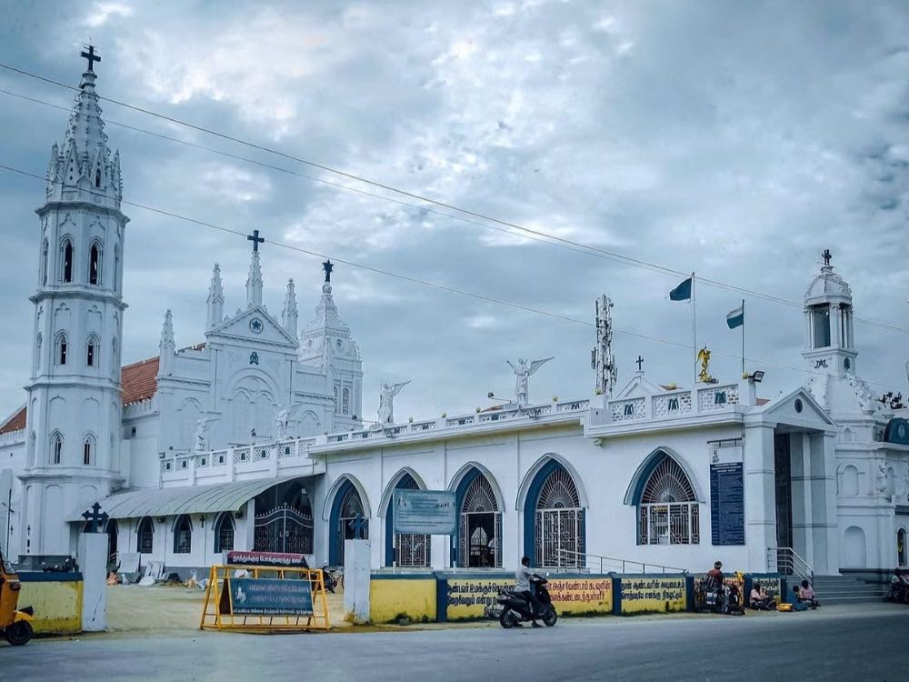 Basilica of Our Lady of Snows Church in Thoothukudi
