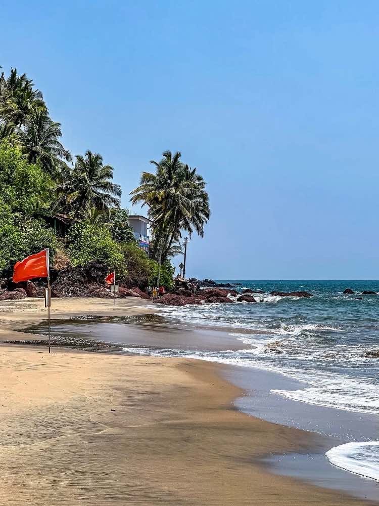 Kalacha Beach (Half Moon Beach) in Goa