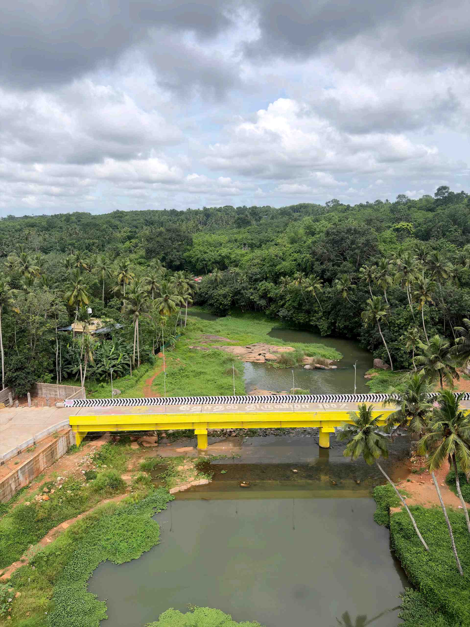 Mathur Aqueduct in Kanyakumari