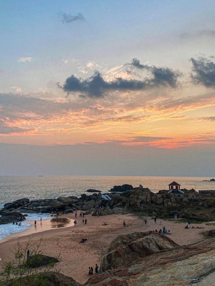 Muttom Beach in Kanyakumari