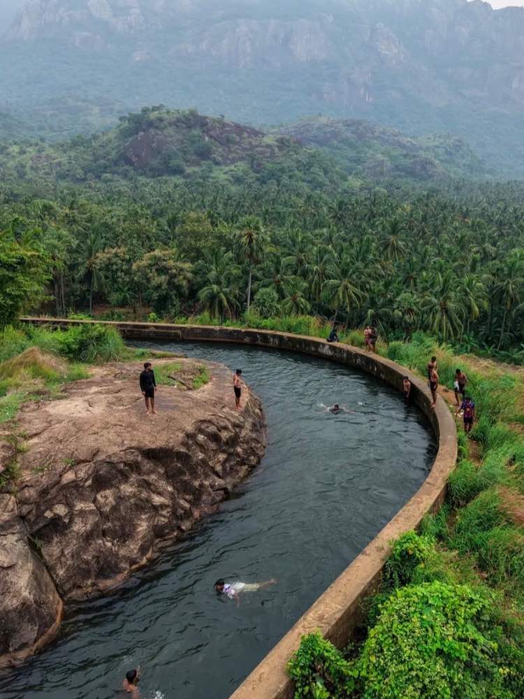 Thellanthi Channel in Kanyakumari