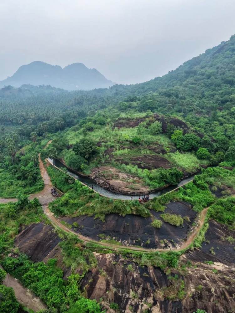 Thellanthi Channel in Kanyakumari